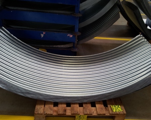 Ring sheet 0.95mm lower w/hole/drop f/silo 2750